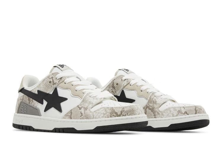 BAPE Sk8 Sta #1 Beige Snakeskin
