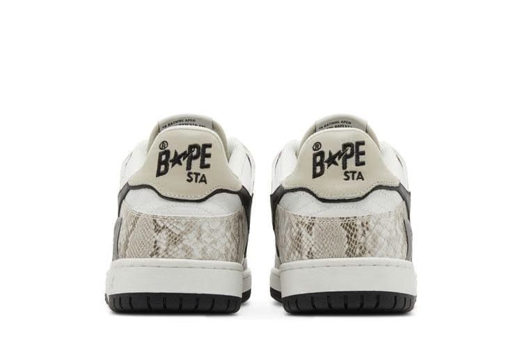 BAPE Sk8 Sta #1 Beige Snakeskin