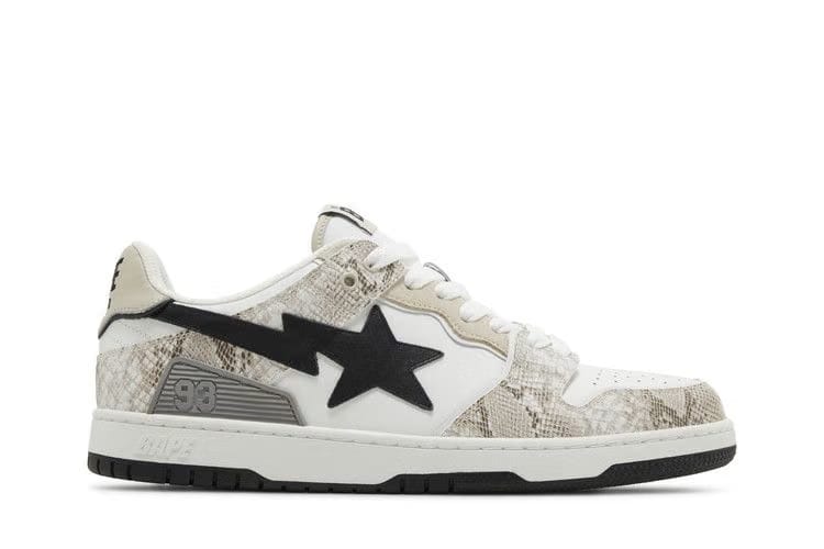BAPE Sk8 Sta #1 Beige Snakeskin