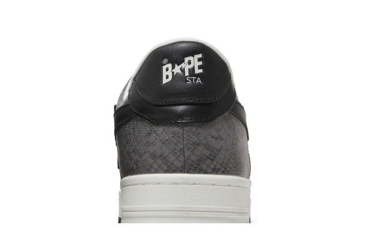 Bapesta Black Snakeskin