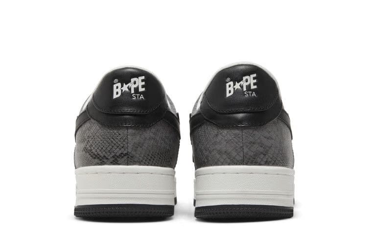 Bapesta Black Snakeskin
