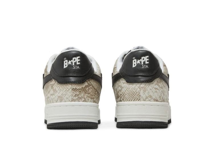 Bapesta Beige Snakeskin