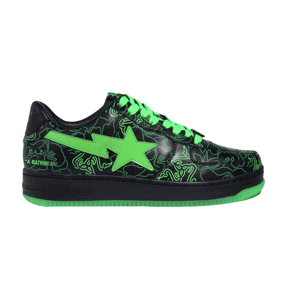 Razer x Wmns Bapesta Low M2 'Neon Camo'