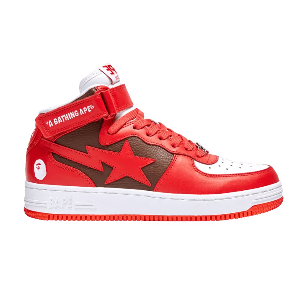 Bapesta Mid #2 Red