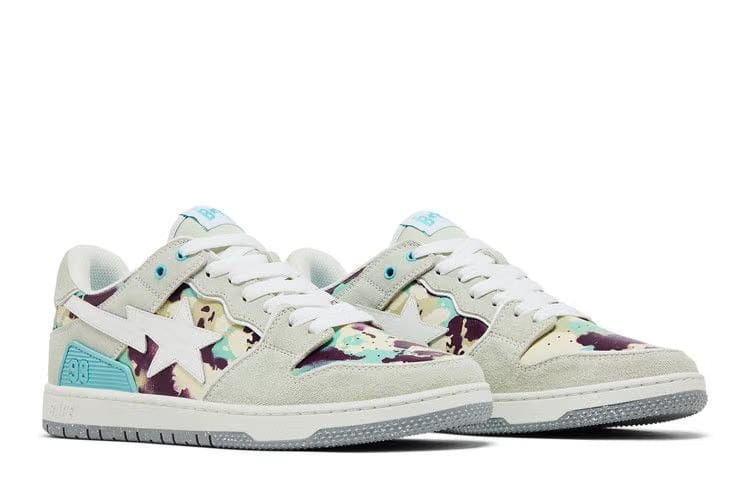 BAPE Sk8 Sta #3 Map Camo Pack - Grey