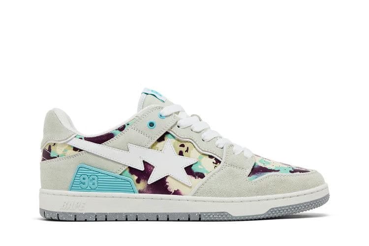 BAPE Sk8 Sta #3 Map Camo Pack - Grey