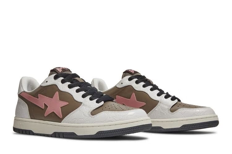 BAPE Court Sta Brown Pink