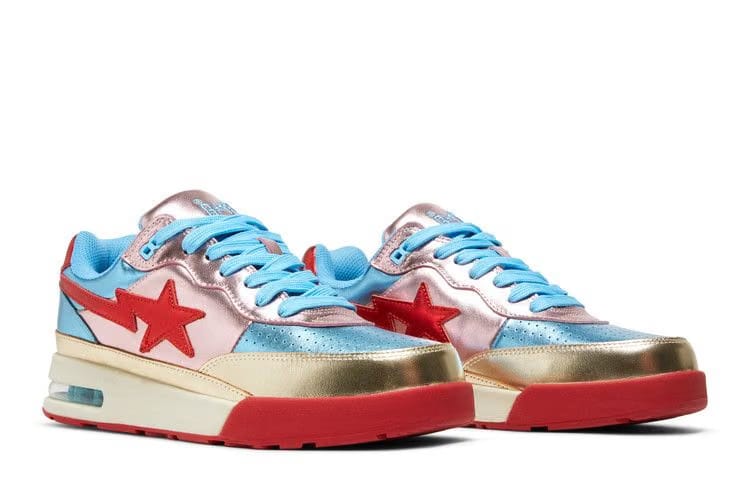 BAPE Roadsta Metallic Pink Blue