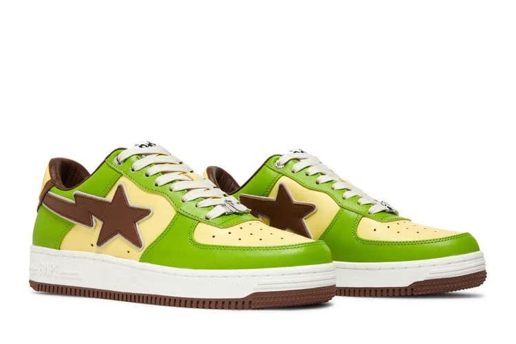 Bapesta Green Brown SSENSE Exclusive