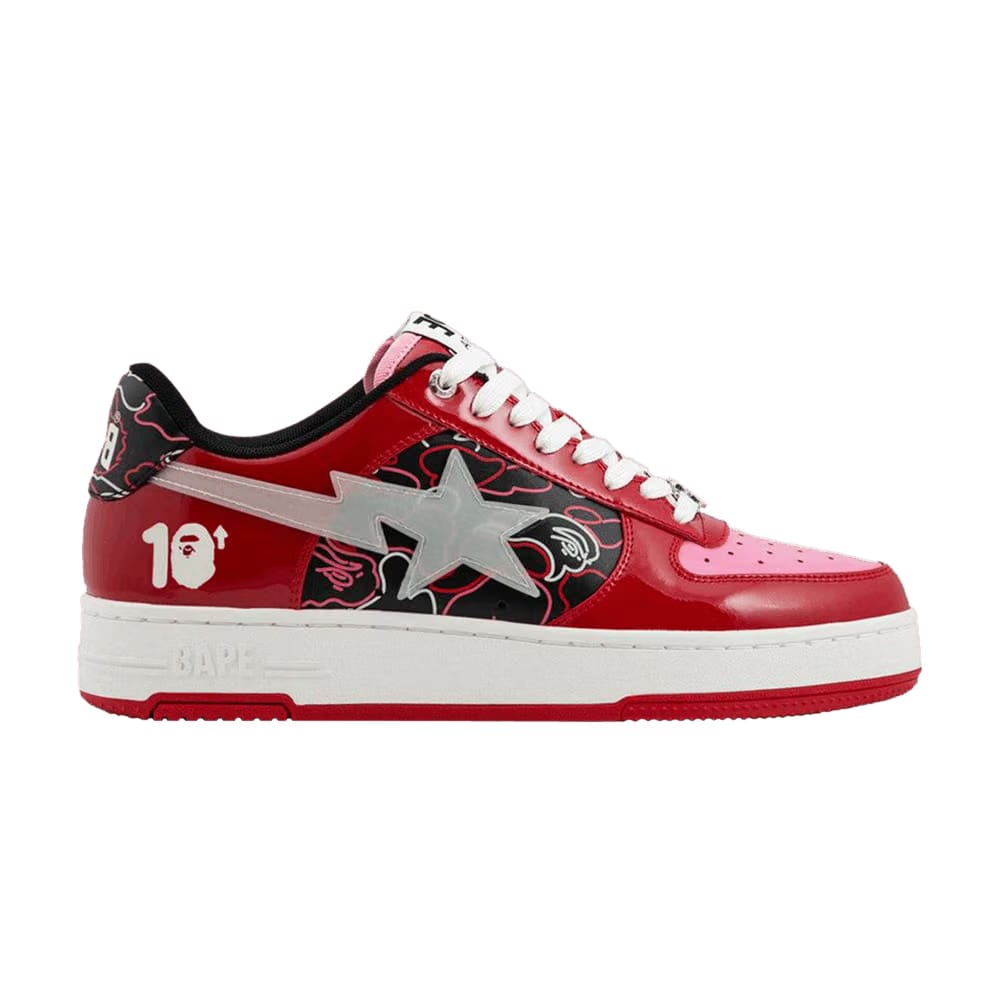 88Rising x Bapesta #2 Glow In The Dark Pack - Red