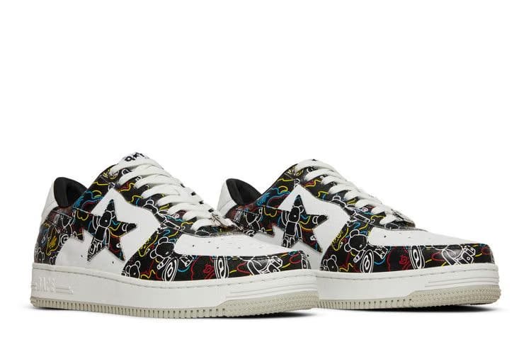 Medicom Toy x Bapesta Low M2 Be@r Camo - Black