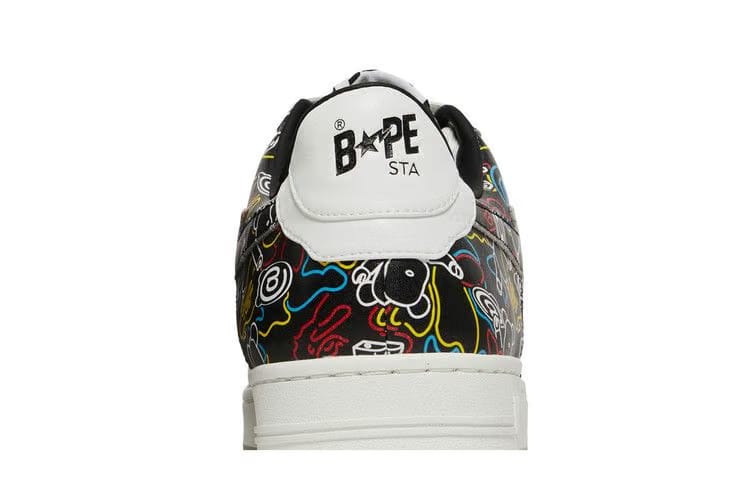 Medicom Toy x Bapesta Low M2 Be@r Camo - Black