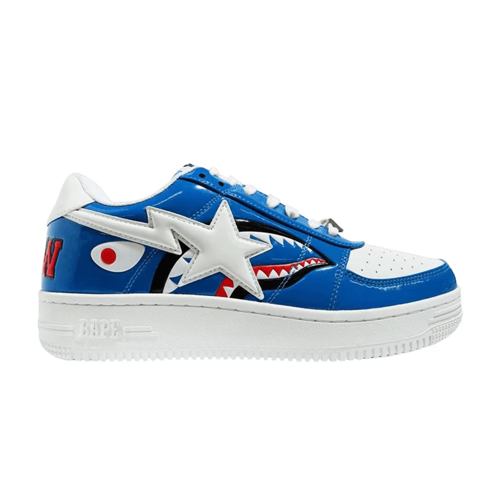 Bapesta Low M1 Shark Face - Blue