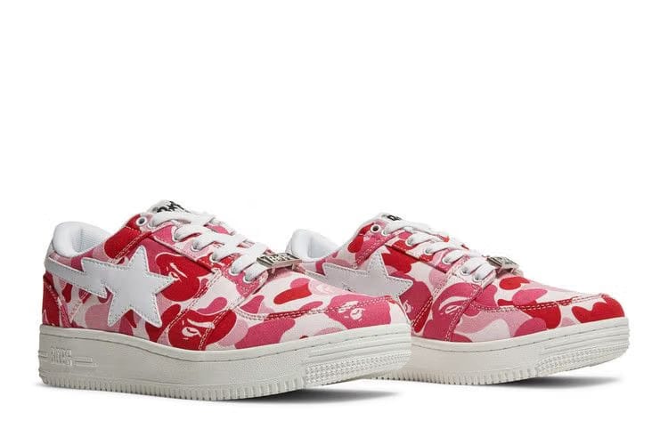 Wmns Bapesta Low 'ABC Camo - Pink'
