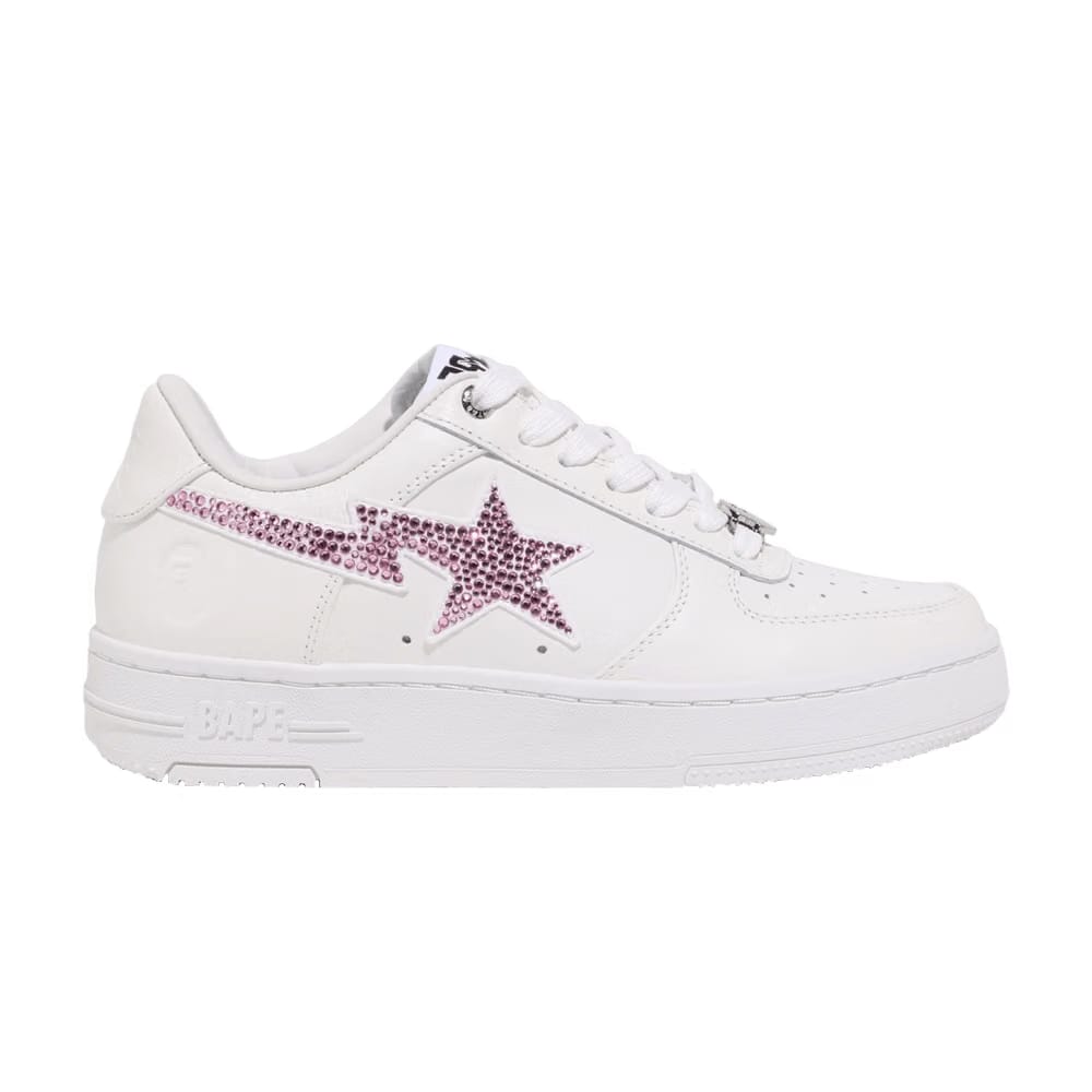 Wmns Bapesta #50 'White Pink Crystals'