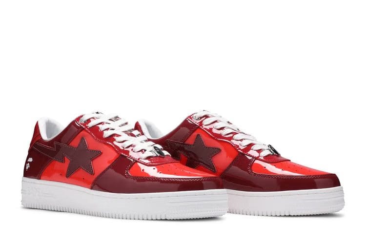 Bapesta Low M1 Color Camo Combo - Red