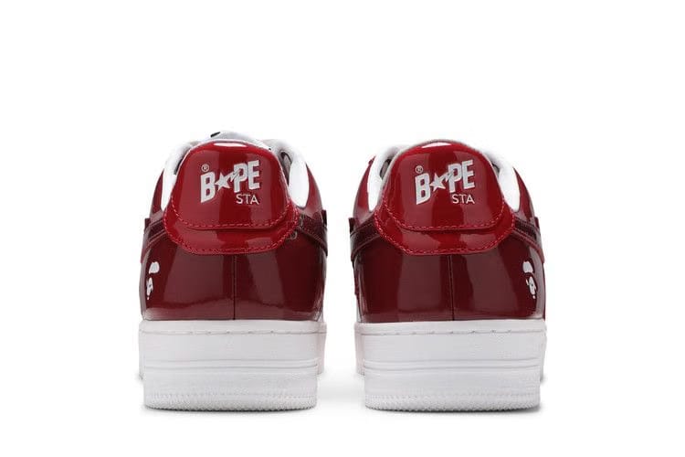 Bapesta Low M1 Color Camo Combo - Red