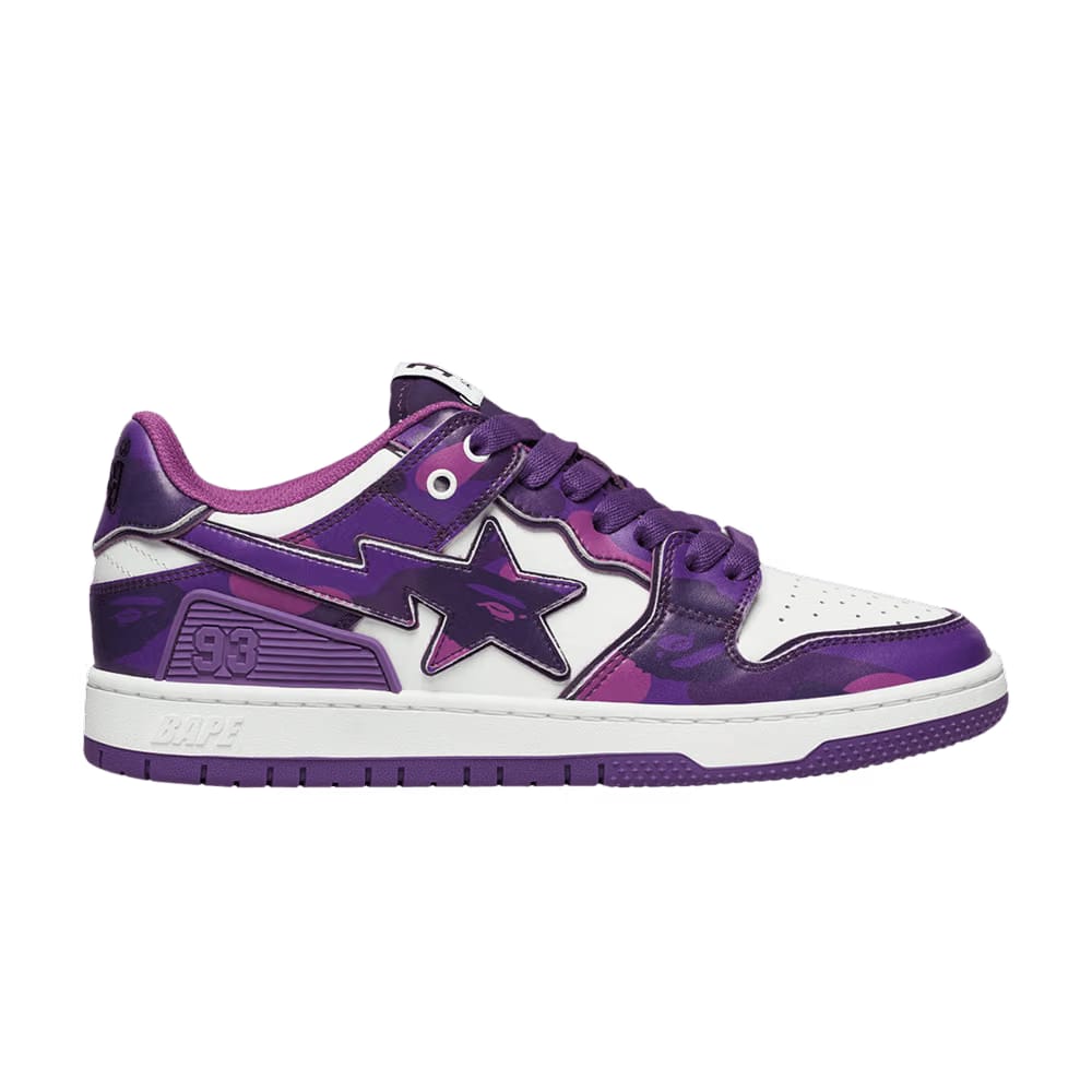 BAPE Wmns Sk8 Sta #1 'Color Camo Pack - Purple'