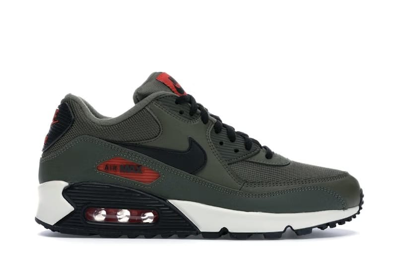 Nike Air Max 90 Medium Olive Black Team Orange
