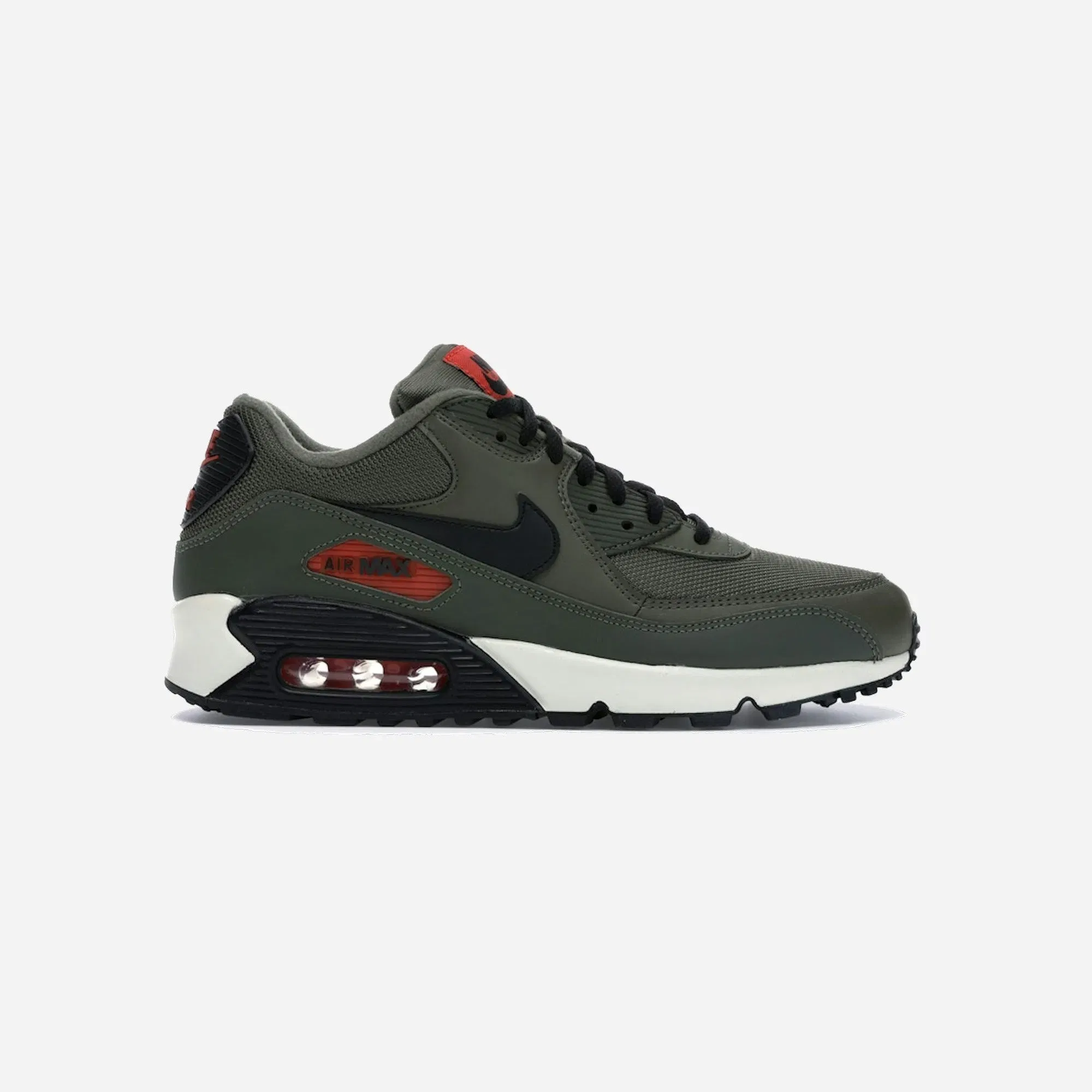 Nike Air Max 90 Medium Olive Black Team Orange