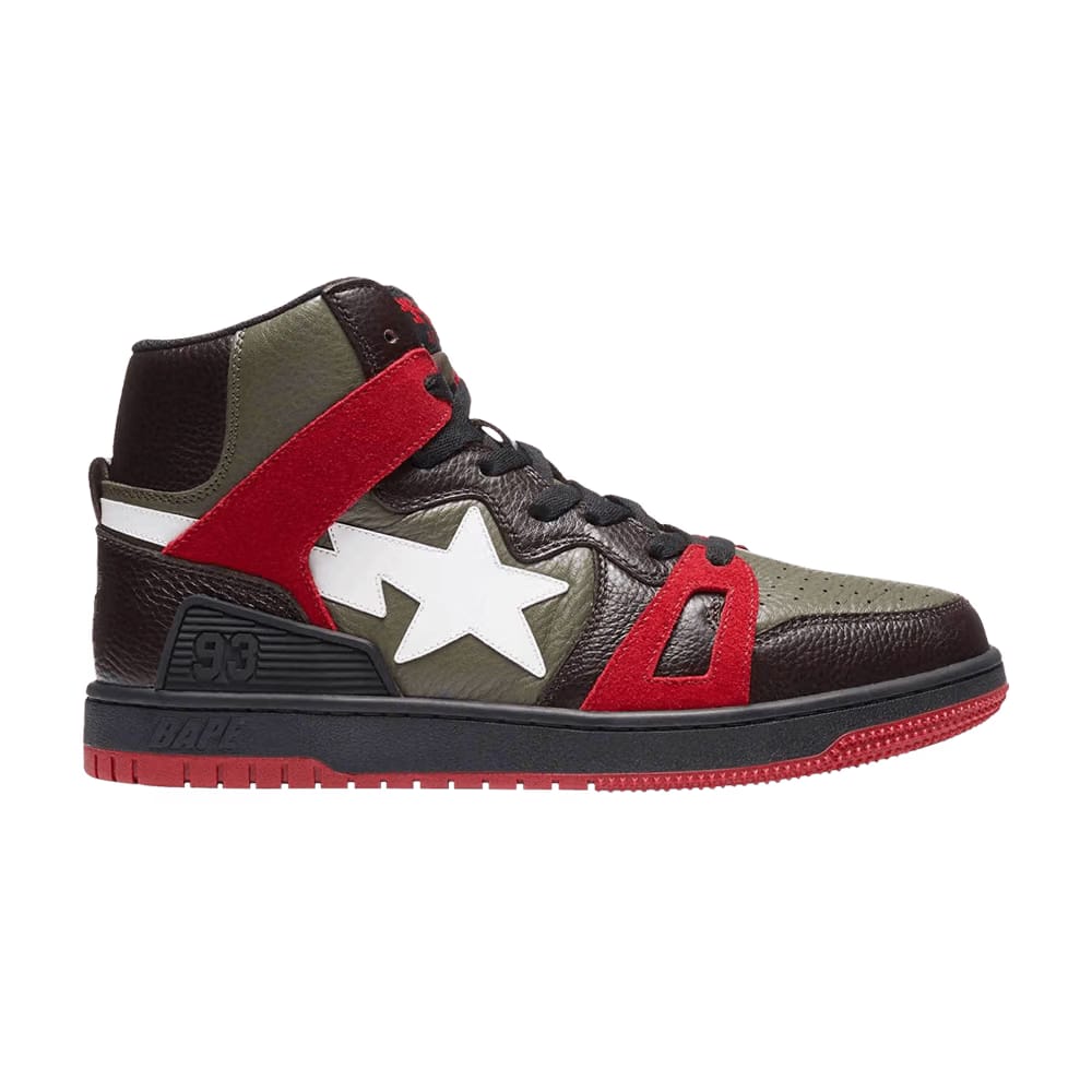 Bape Sta 93 HI Oliver Brown Red