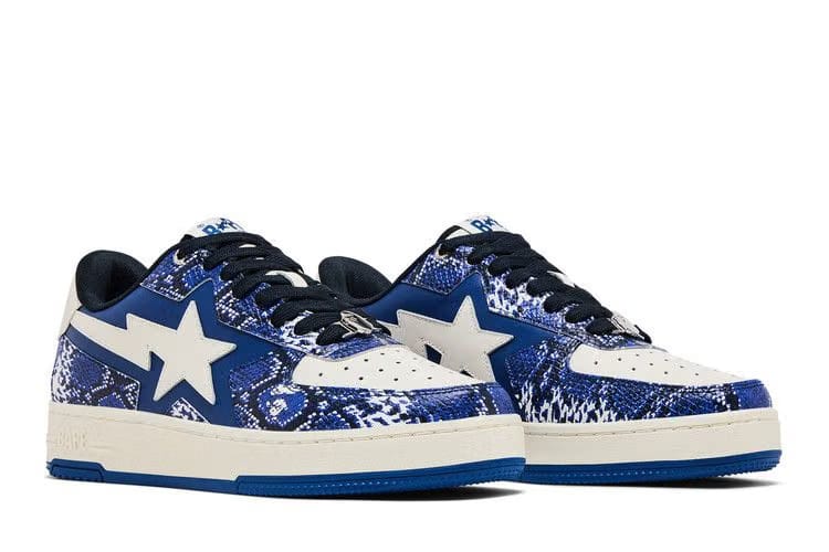 BAPE Tape Sta Blue Snakeskin SSENSE Exclusive