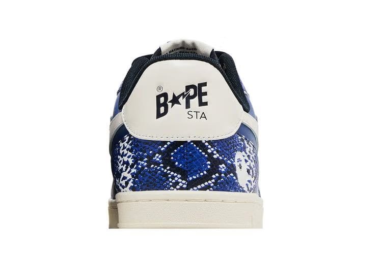 BAPE Tape Sta Blue Snakeskin SSENSE Exclusive