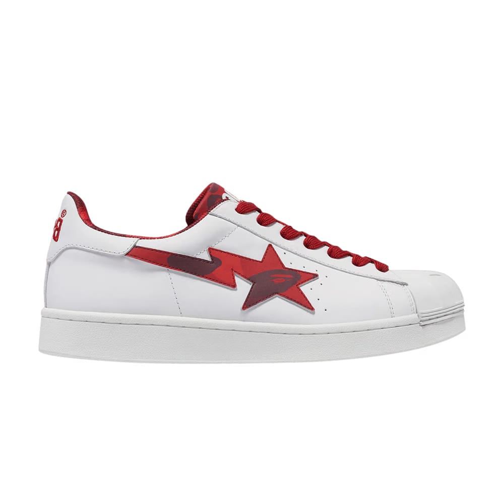 BAPE Skullsta M1 White Red
