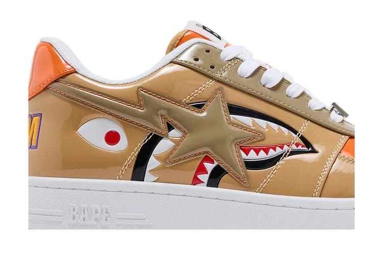 Bapesta Low M1 Mad Shark - Beige