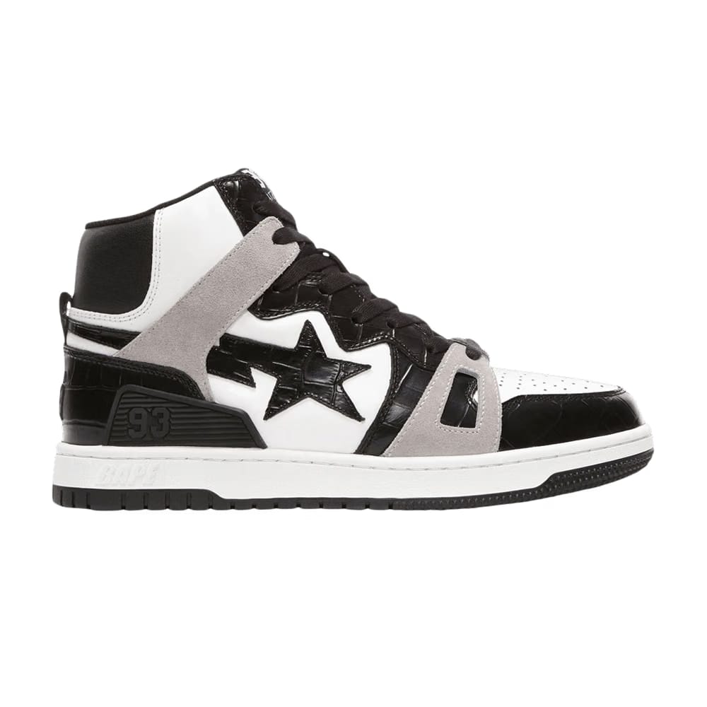 Bape Sta 93 HI Black Light Grey