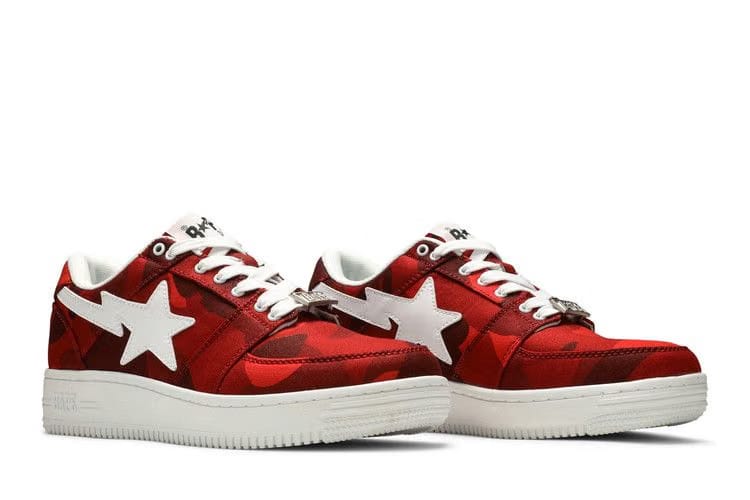 Bapesta M2 Low Red Camo