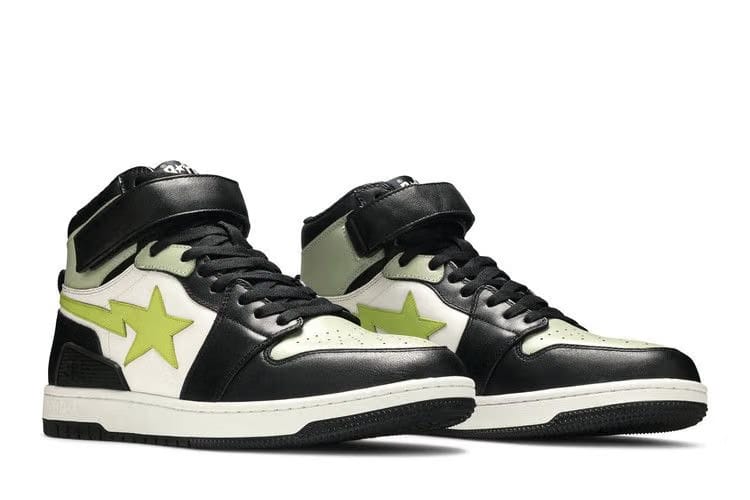 BAPE Block Sta High Black Lime
