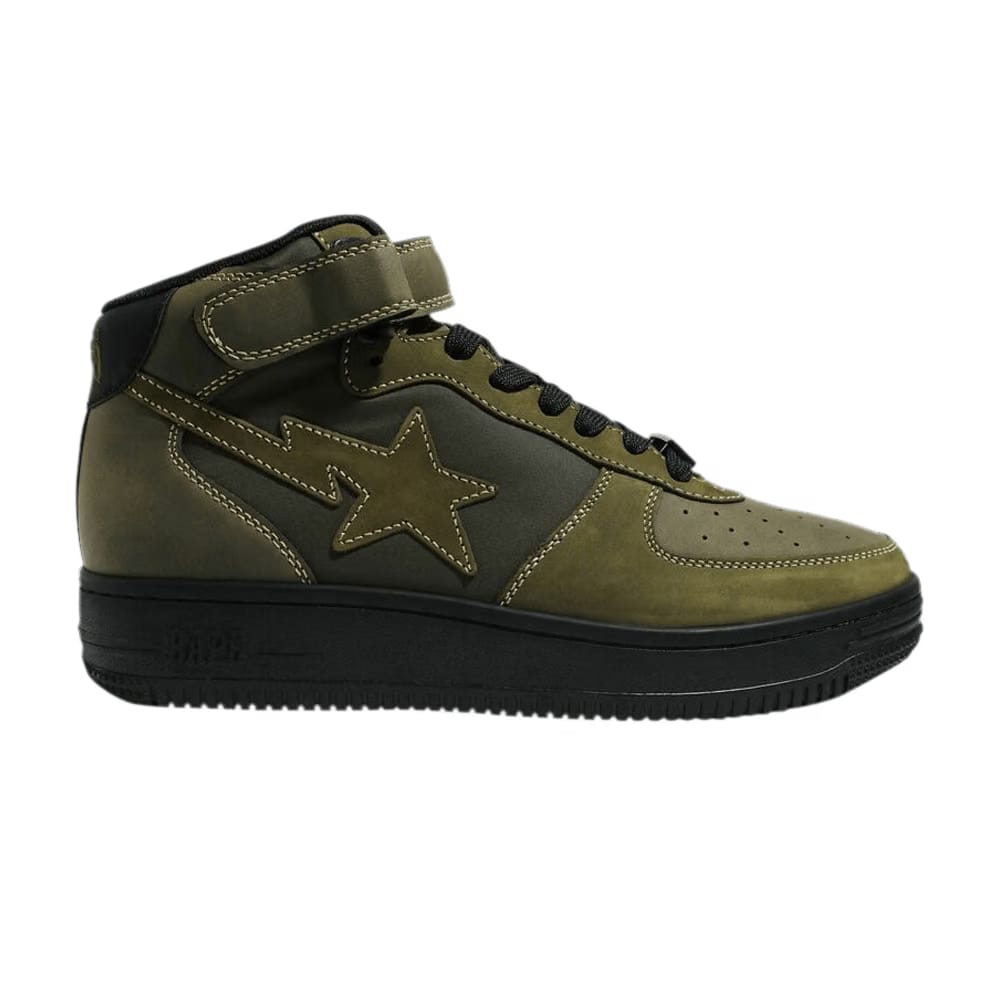 Military Bapesta Mid Olivedrab