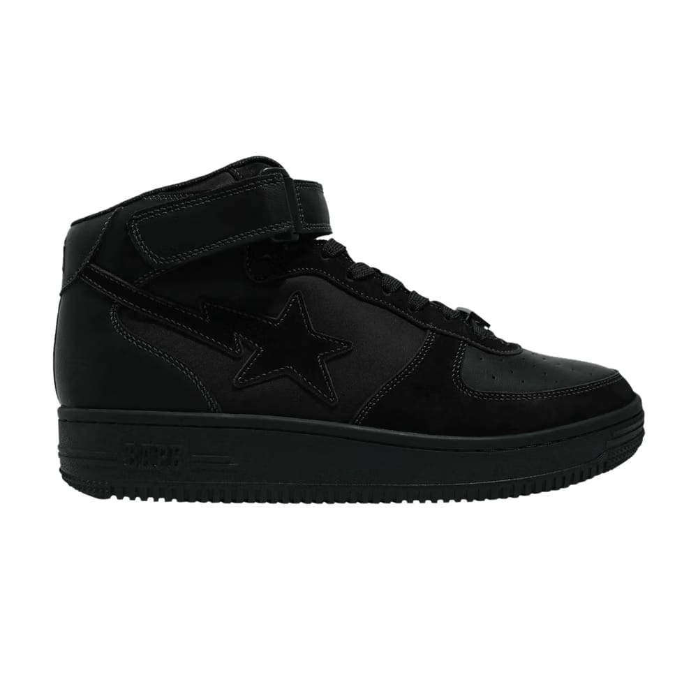 Military Bapesta Mid Black