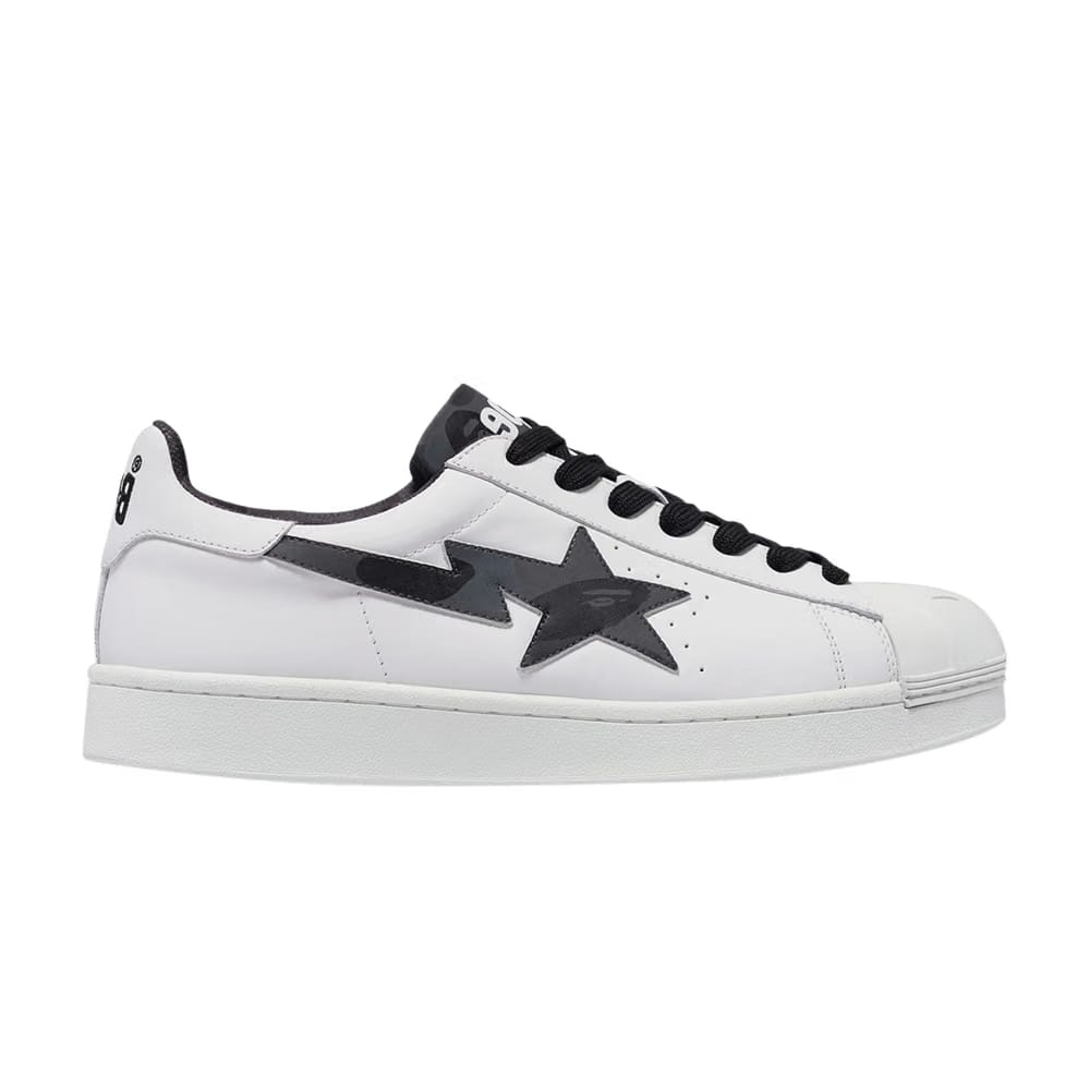 BAPE Wmns Skullsta 'White Black'