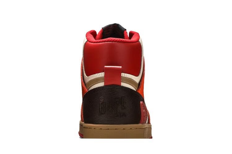Bape Sta 93 HI Red Orange Light Sand