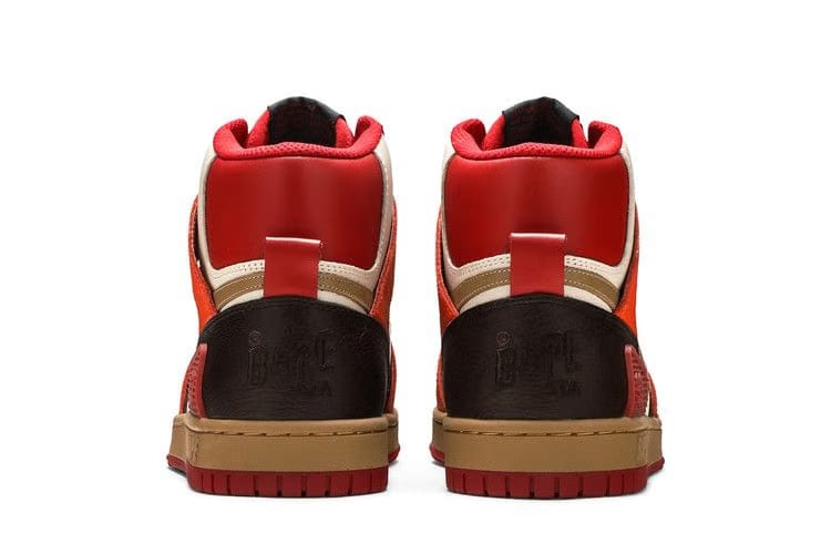 Bape Sta 93 HI Red Orange Light Sand