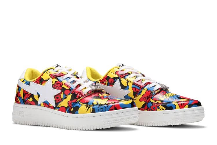 Medicom Toy x Bapesta Low M1 All‑Over Camo