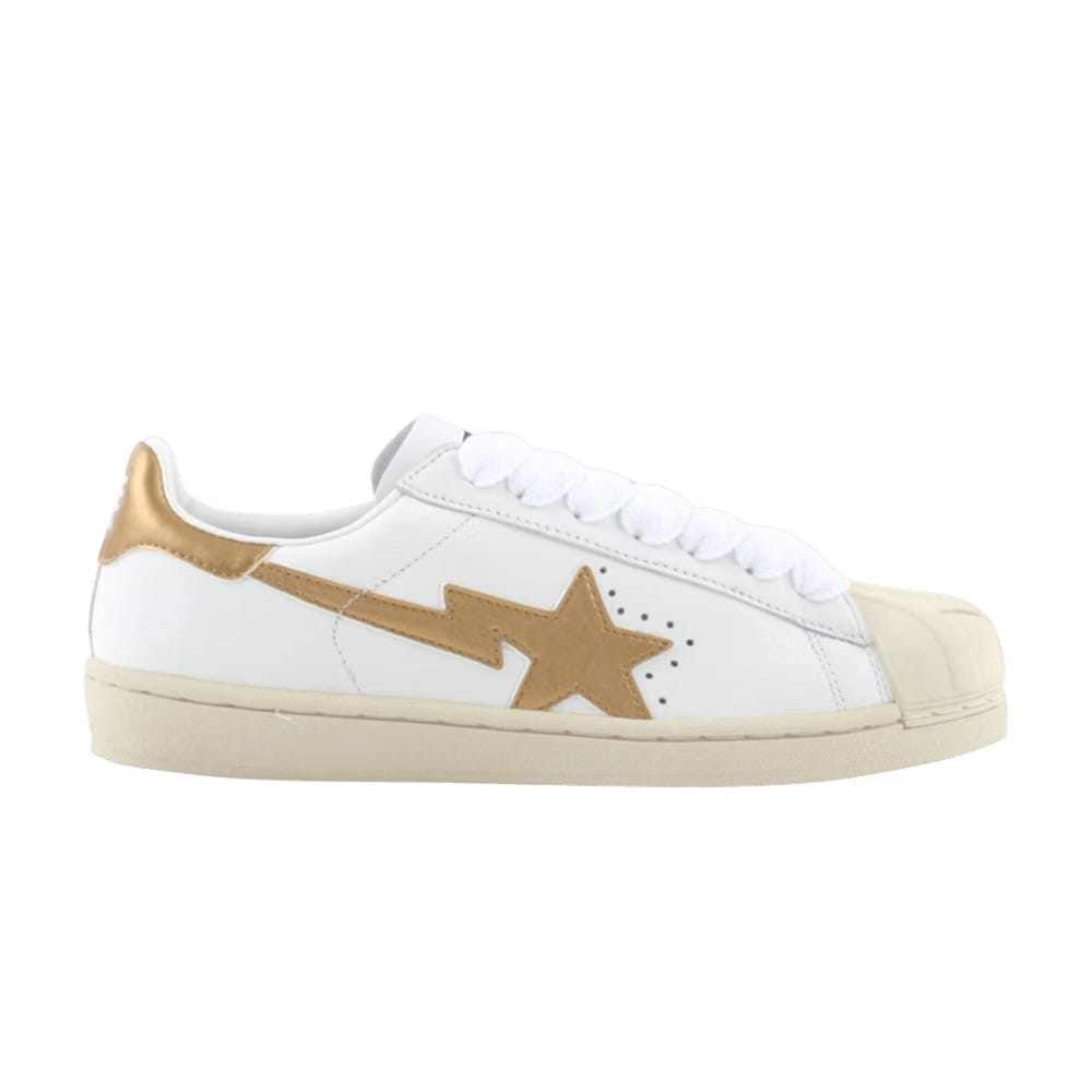 Bapesta FS-004 Low White Gold