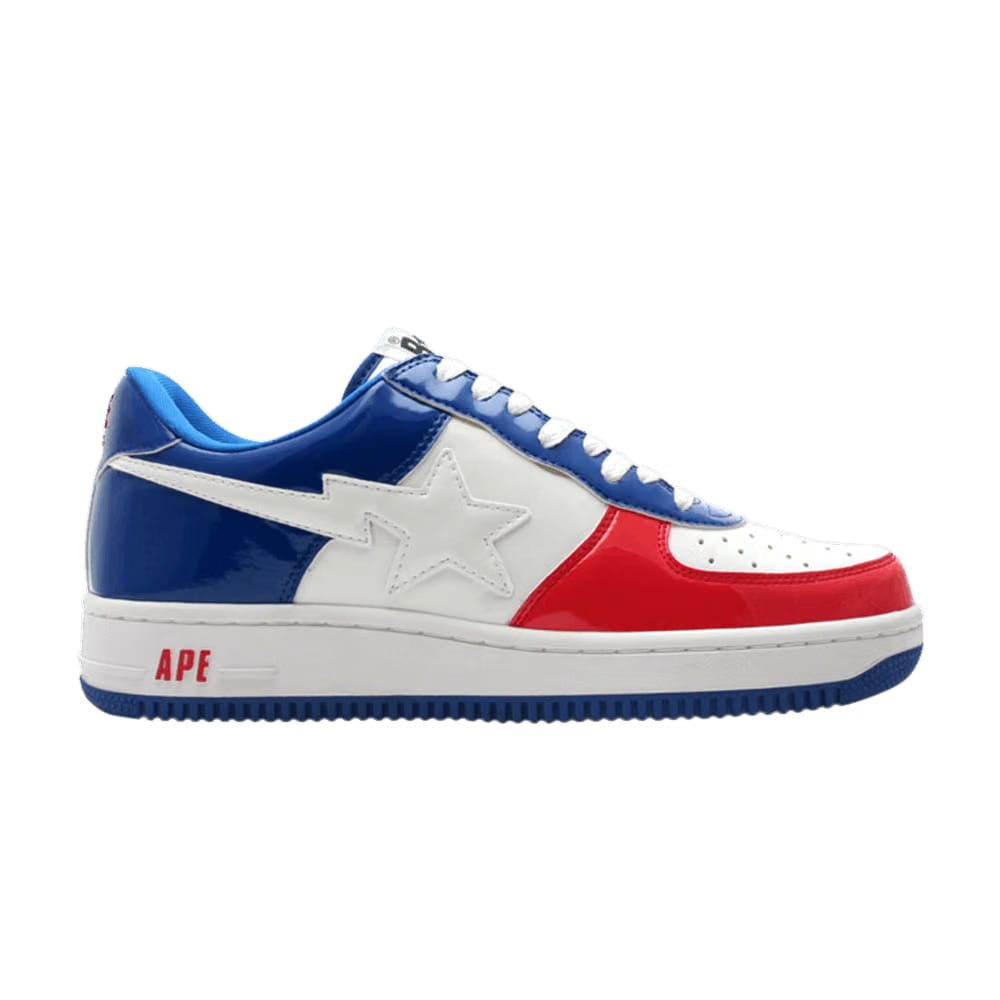Bapesta FS-001 Low Red White Blue