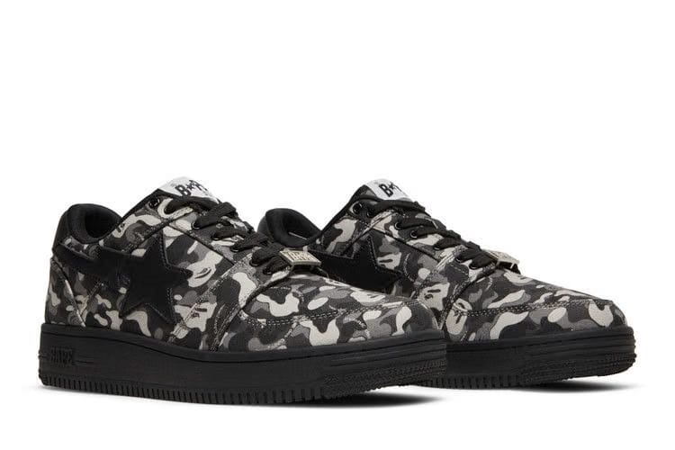 Comme des Garçons x Bapesta Low Black Camo