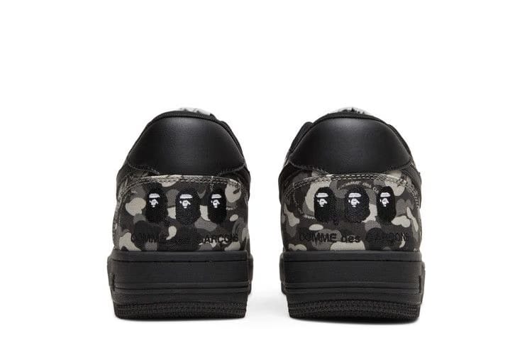 Comme des Garçons x Bapesta Low Black Camo