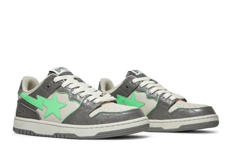 BAPE Sk8 Sta Grey Green