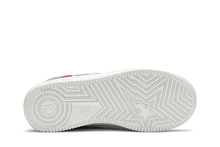 Bapesta Low M2 Red Shark Face