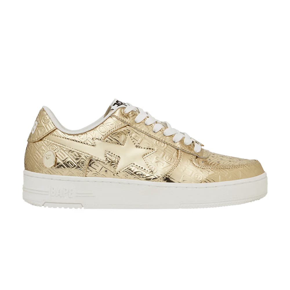 Bapesta #5 Gold Monogram