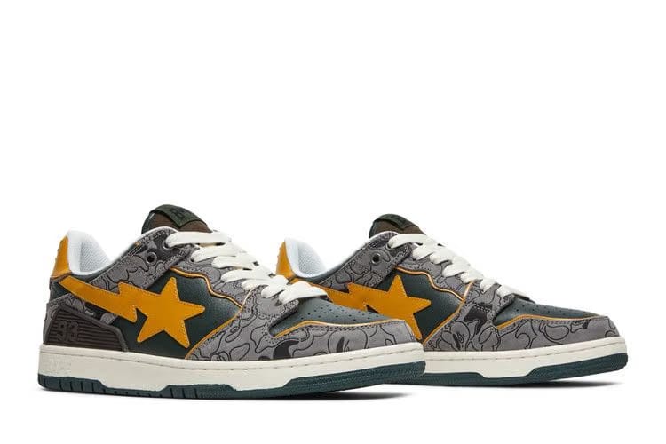 BAPE Sk8 Sta Low Green Camo