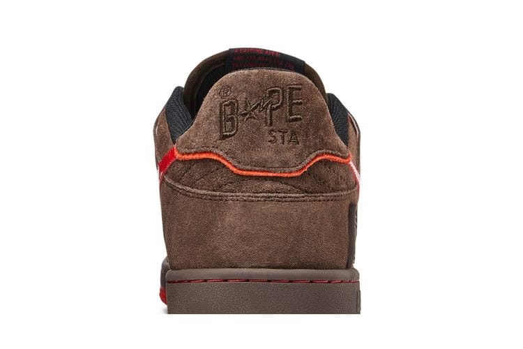BAPE Sk8 Sta Brown Red