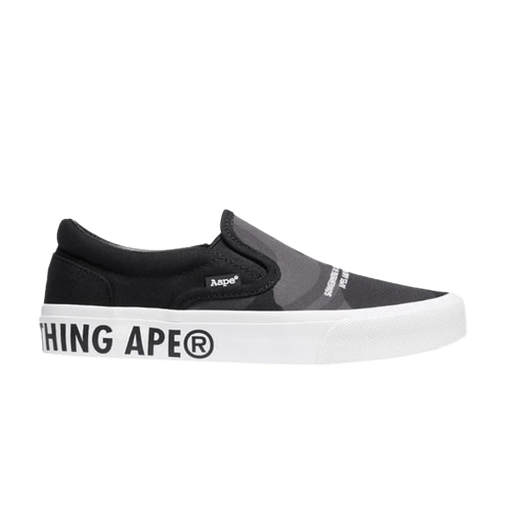BAPE AAPE Slip-On Black Camo