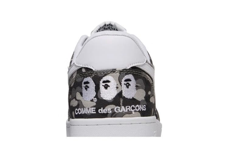 Comme des Garçons x Bapesta Low White Camo