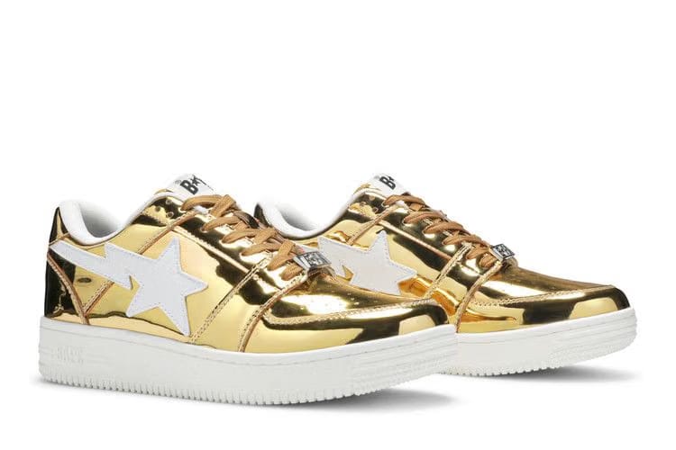 Bapesta Low Gold Foil
